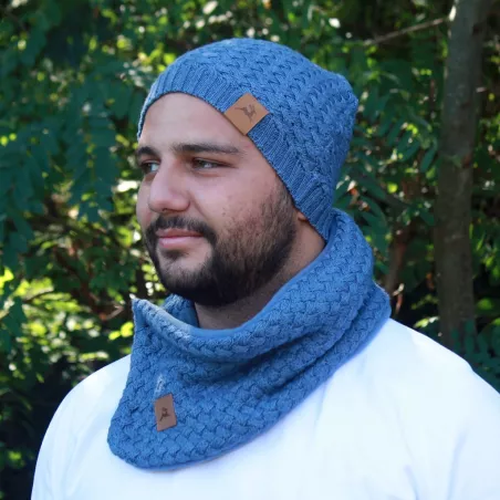 Bonnet Bleu Indigo fabriqué en France
