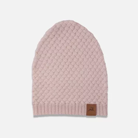 Bonnet Rose Poudré fabriqué en France