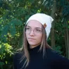 Bonnet couleur écru fabriqué en France
