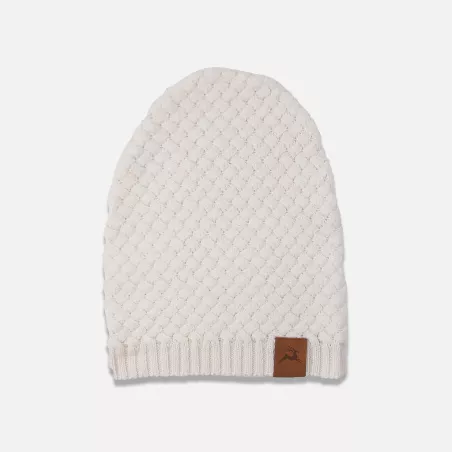 Bonnet couleur écru fabriqué en France