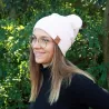 Bonnet couleur beige avec ou sans revers fabriqué en France