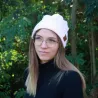 Bonnet couleur beige avec ou sans revers fabriqué en France