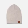 Bonnet couleur beige avec ou sans revers fabriqué en France