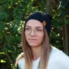 Bonnet couleur gris anthracite avec ou sans revers fabriqué en France