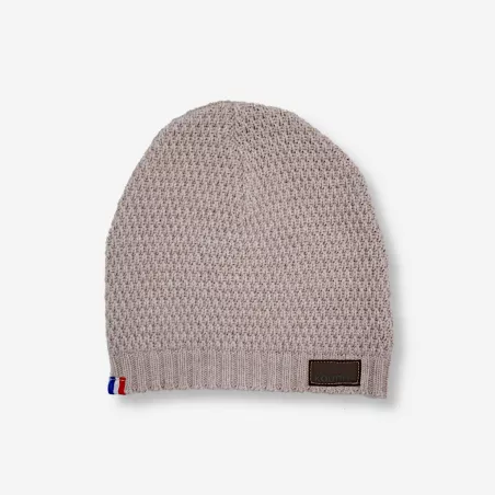 Bonnet beige sans revers fabriqué en France