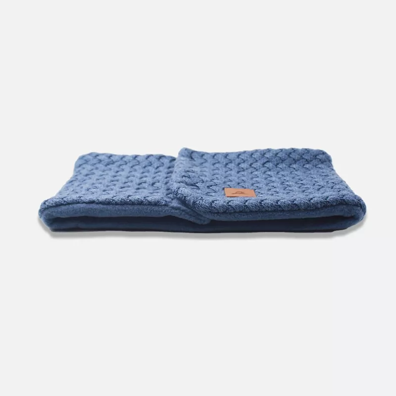 Tour de cou Le Joucounais bleu indigo