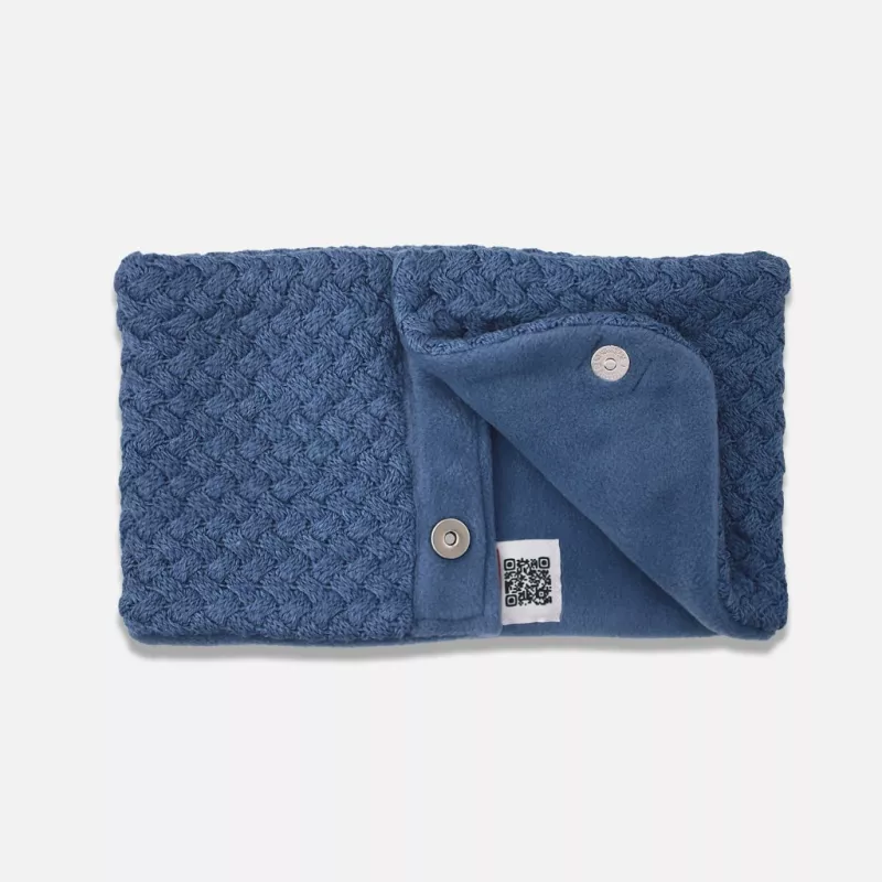 Tour de cou Le Joucounais bleu indigo