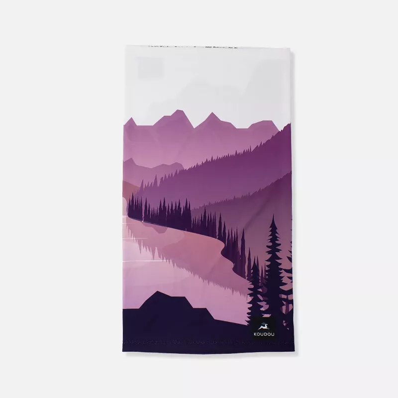 Tour de cou technique montagne fushia