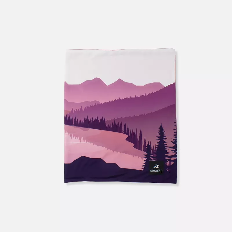 Tour de cou technique grand froid montagne fushia