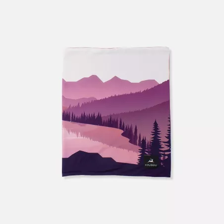 Tour de cou technique grand froid montagne fushia