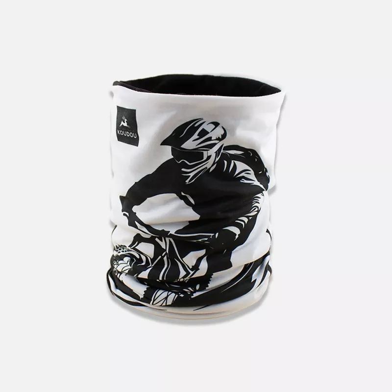 Tour de cou technique grand froid VTT blanc