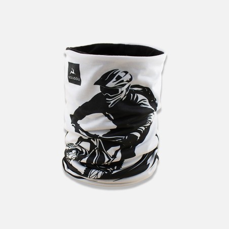 Tour de cou technique grand froid VTT blanc