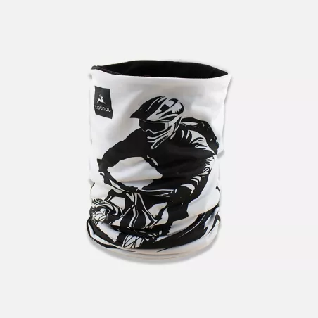 Tour de cou technique grand froid VTT blanc