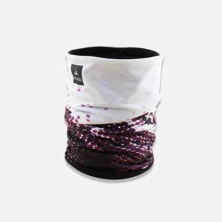 Tour de cou technique grand froid bulles violettes