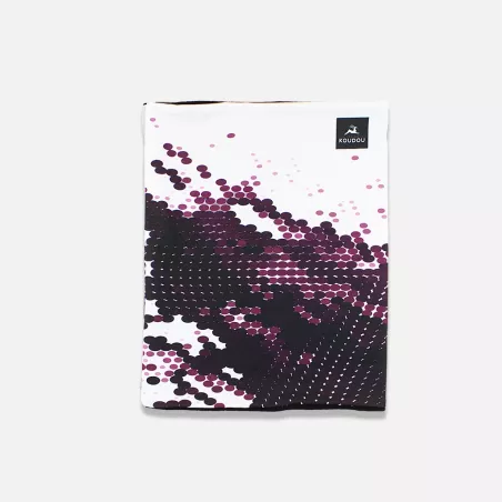 Tour de cou technique grand froid bulles violettes