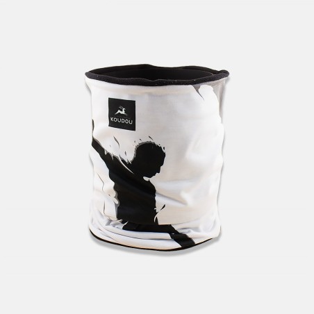Tour de cou technique grand froid foot noir et gris