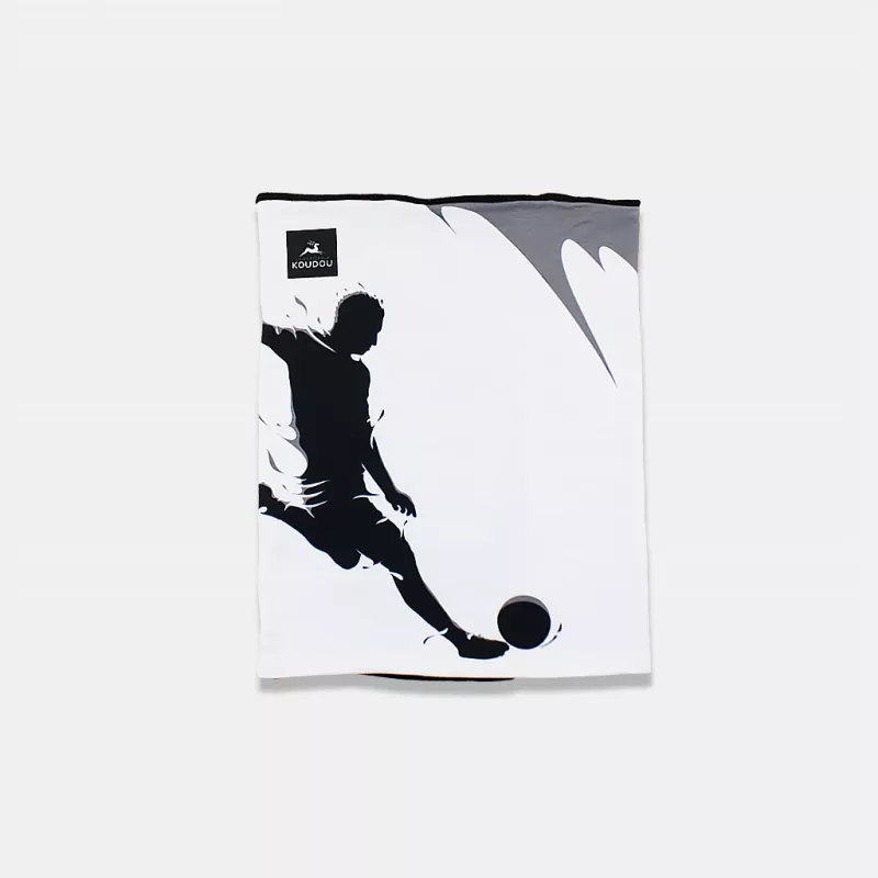 Tour de cou technique grand froid foot noir et gris