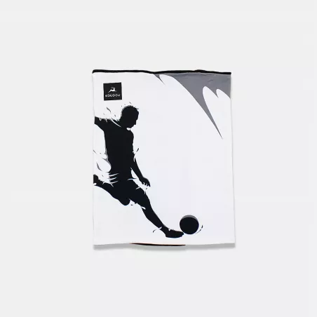 Tour de cou technique grand froid foot noir et gris